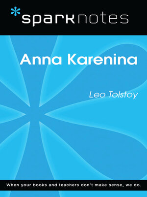 cover image of Anna Karenina: SparkNotes Literature Guide